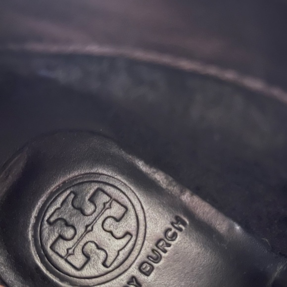 Tory Burch black suede Hilary heeled bootie - Picture 7 of 9